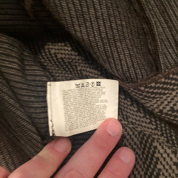 VINTAGE Armani Collezioni wool blend light weight blazer size 12 - Picture 7 of 8